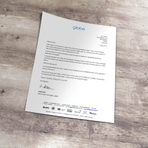 Globe Letterhead